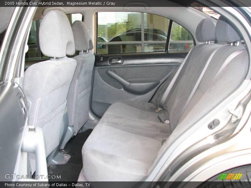 Magnesium Metallic / Gray 2005 Honda Civic Hybrid Sedan