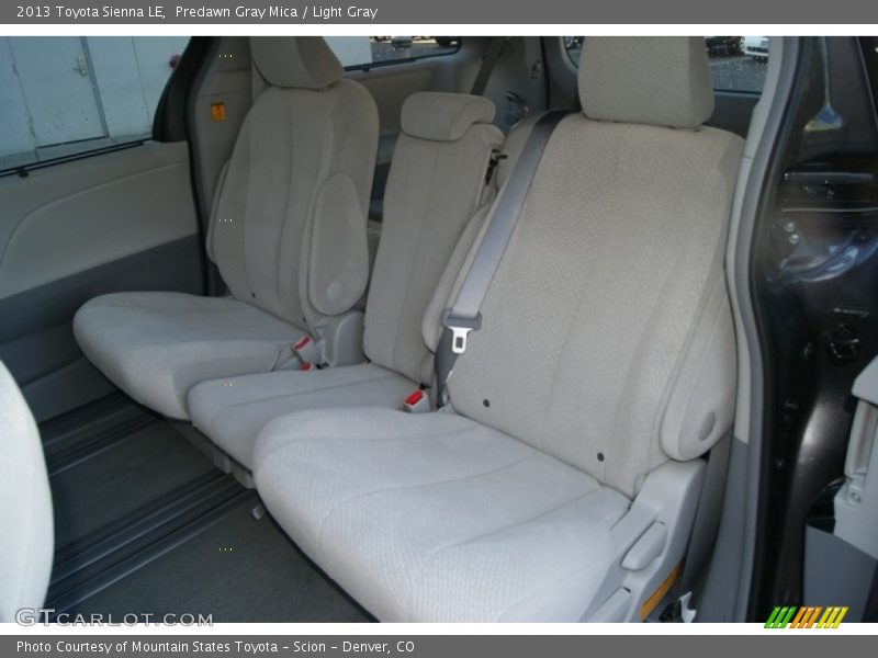 Predawn Gray Mica / Light Gray 2013 Toyota Sienna LE