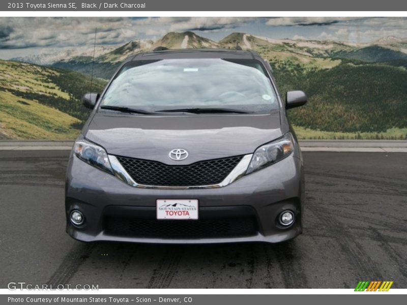 Black / Dark Charcoal 2013 Toyota Sienna SE