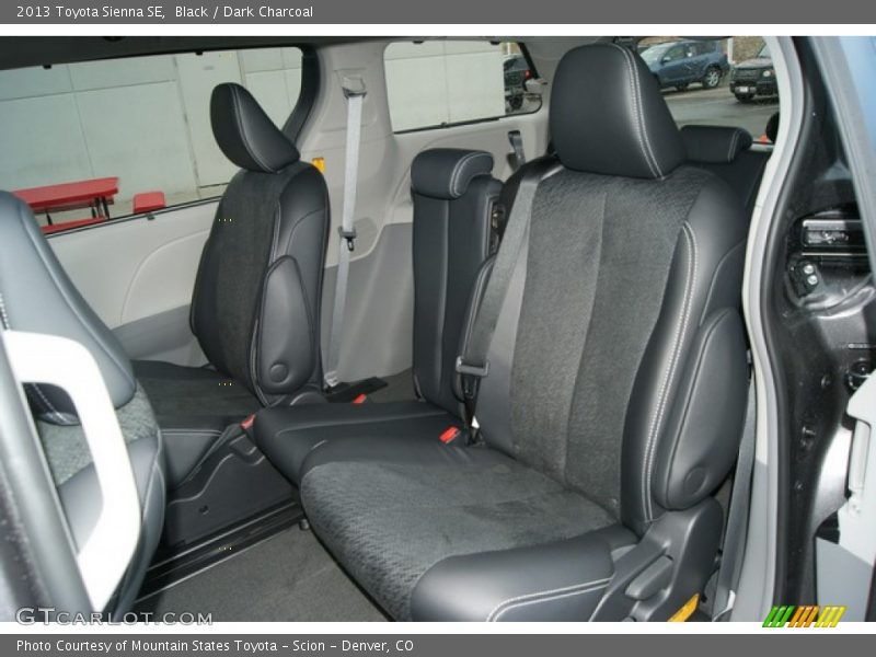  2013 Sienna SE Dark Charcoal Interior