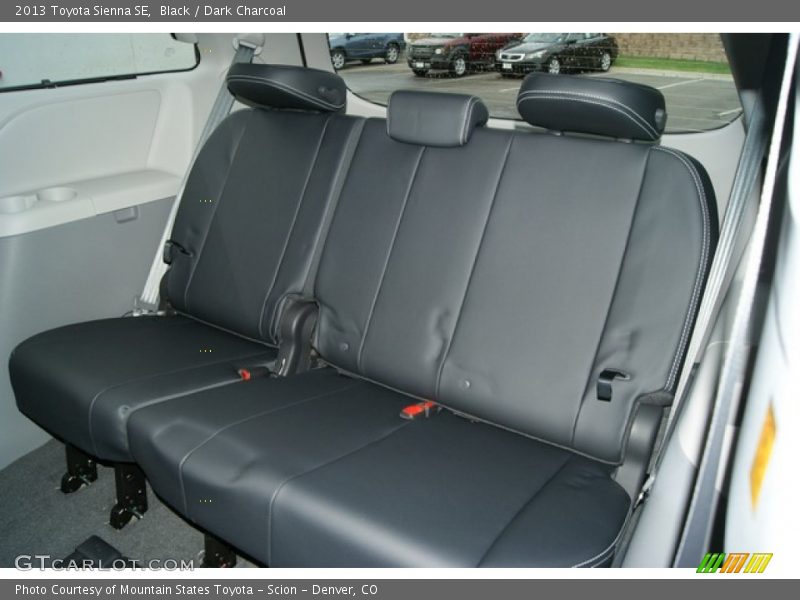 Rear Seat of 2013 Sienna SE