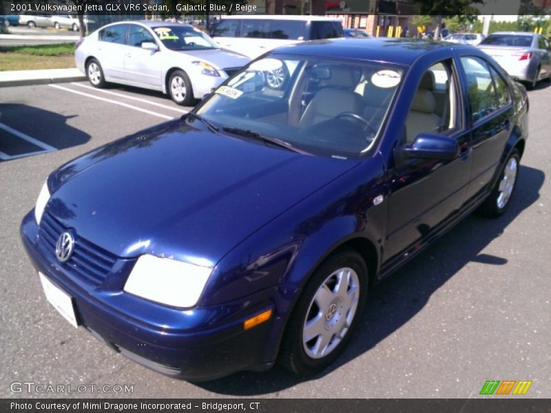 Galactic Blue / Beige 2001 Volkswagen Jetta GLX VR6 Sedan