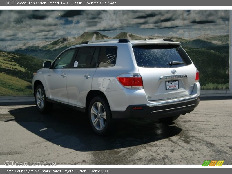 Classic Silver Metallic / Ash 2013 Toyota Highlander Limited 4WD
