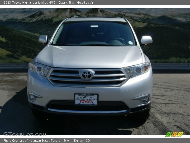 Classic Silver Metallic / Ash 2013 Toyota Highlander Limited 4WD