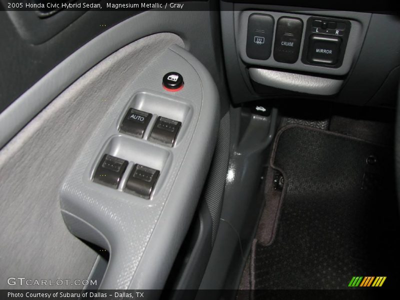 Magnesium Metallic / Gray 2005 Honda Civic Hybrid Sedan