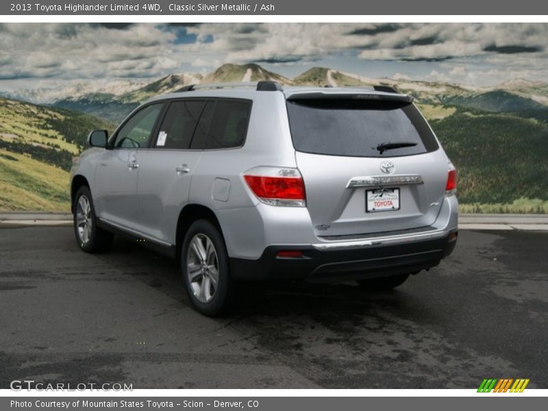 Classic Silver Metallic / Ash 2013 Toyota Highlander Limited 4WD