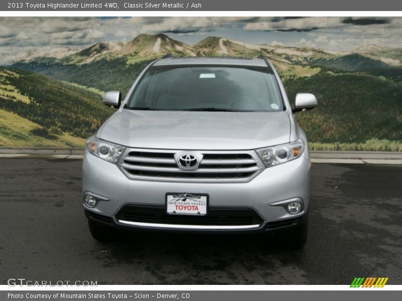 Classic Silver Metallic / Ash 2013 Toyota Highlander Limited 4WD