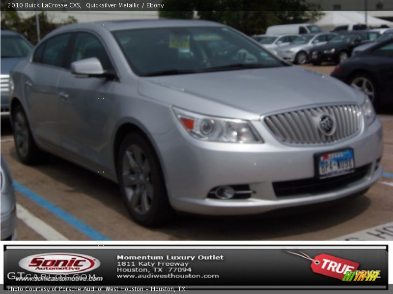 Quicksilver Metallic / Ebony 2010 Buick LaCrosse CXS