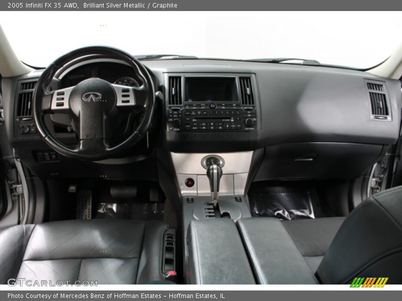 Brilliant Silver Metallic / Graphite 2005 Infiniti FX 35 AWD