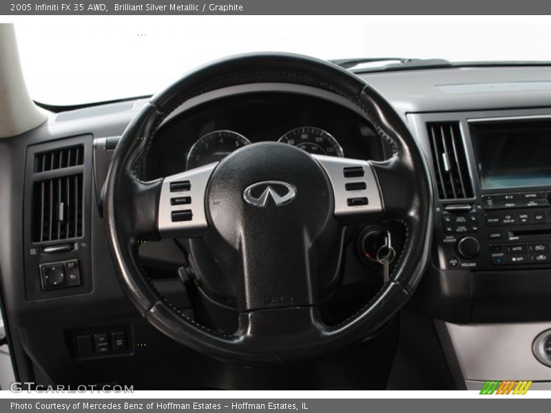 Brilliant Silver Metallic / Graphite 2005 Infiniti FX 35 AWD