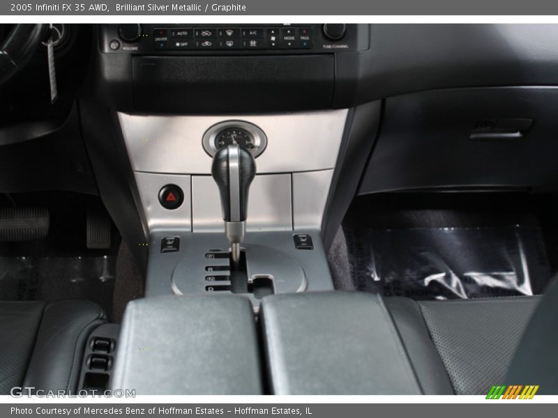Brilliant Silver Metallic / Graphite 2005 Infiniti FX 35 AWD