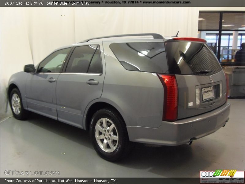 Sunset Blue / Light Gray 2007 Cadillac SRX V6