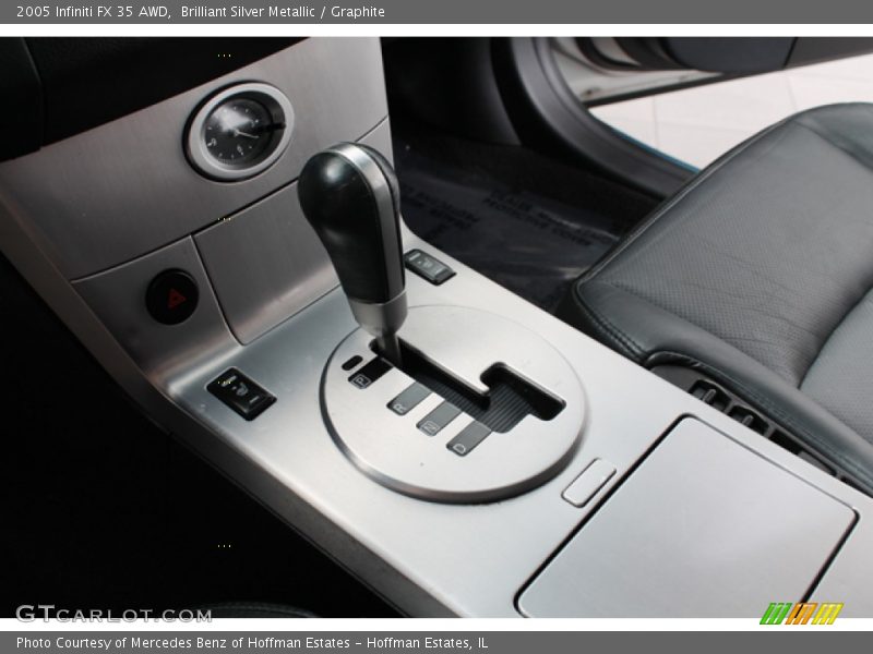 Brilliant Silver Metallic / Graphite 2005 Infiniti FX 35 AWD