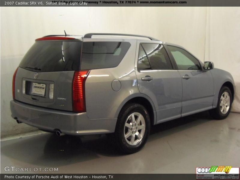 Sunset Blue / Light Gray 2007 Cadillac SRX V6