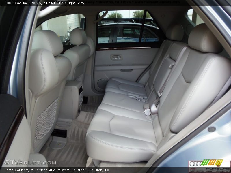 Sunset Blue / Light Gray 2007 Cadillac SRX V6