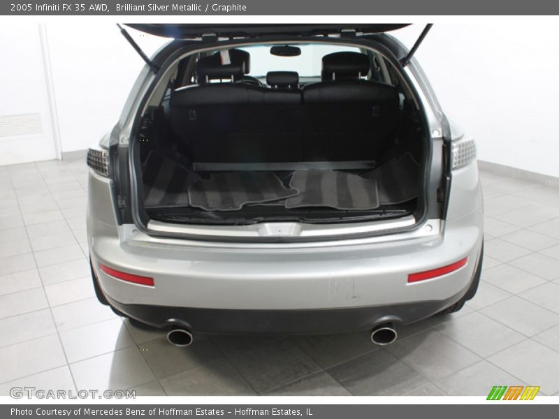 Brilliant Silver Metallic / Graphite 2005 Infiniti FX 35 AWD