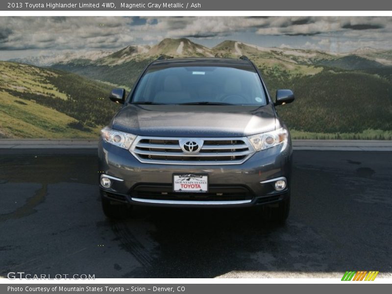 Magnetic Gray Metallic / Ash 2013 Toyota Highlander Limited 4WD