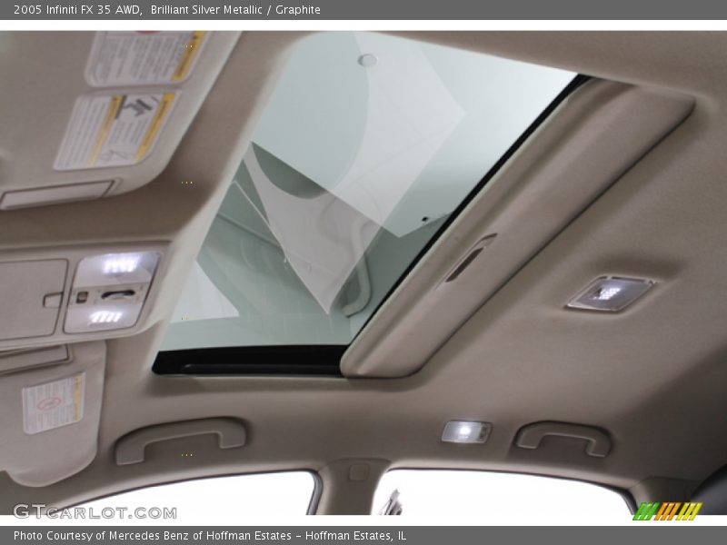 Brilliant Silver Metallic / Graphite 2005 Infiniti FX 35 AWD