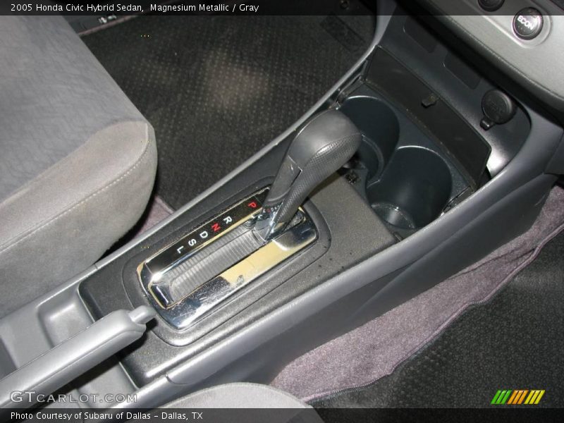 Magnesium Metallic / Gray 2005 Honda Civic Hybrid Sedan