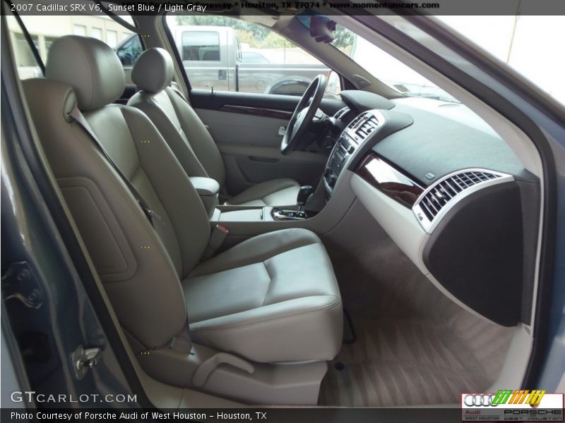 Sunset Blue / Light Gray 2007 Cadillac SRX V6