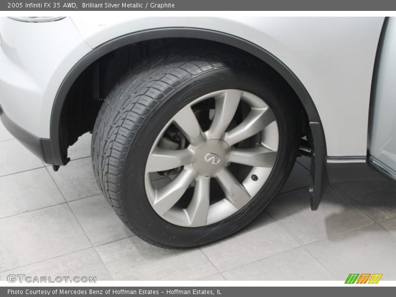 Brilliant Silver Metallic / Graphite 2005 Infiniti FX 35 AWD