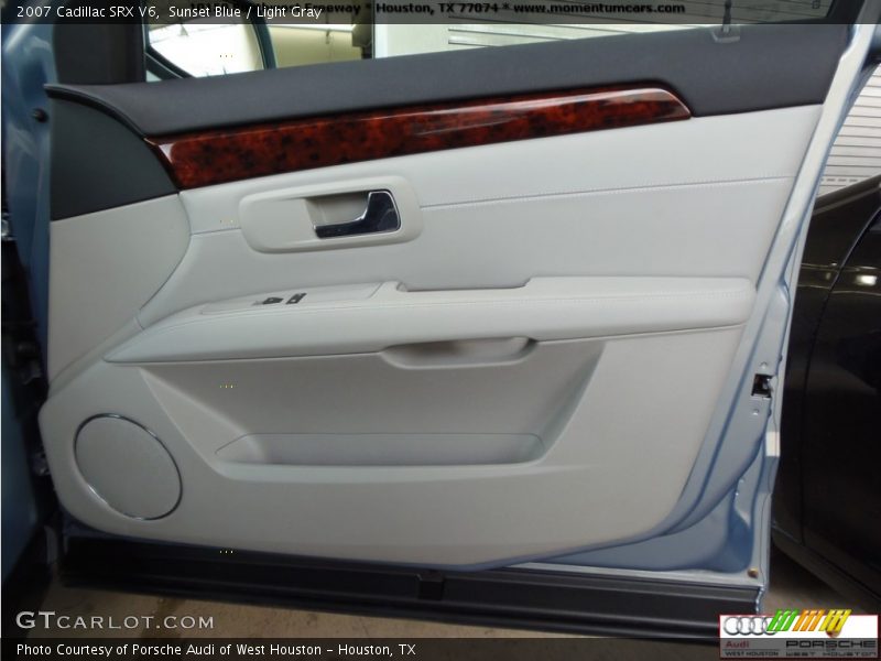 Sunset Blue / Light Gray 2007 Cadillac SRX V6