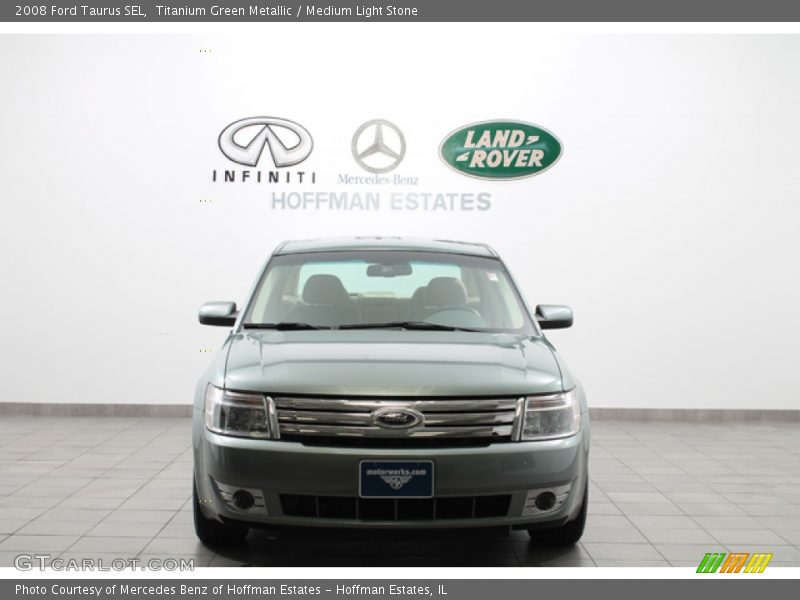 Titanium Green Metallic / Medium Light Stone 2008 Ford Taurus SEL