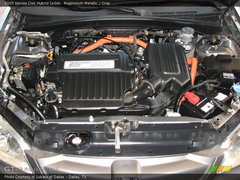 Magnesium Metallic / Gray 2005 Honda Civic Hybrid Sedan