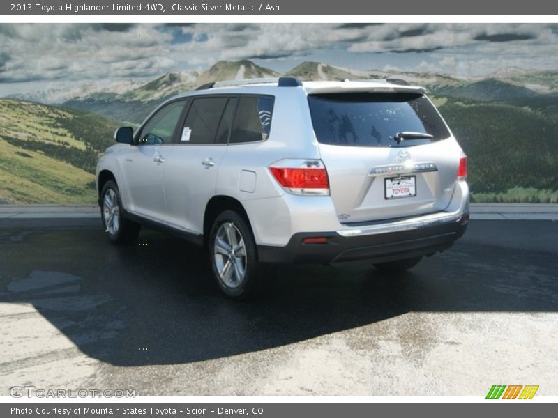 Classic Silver Metallic / Ash 2013 Toyota Highlander Limited 4WD