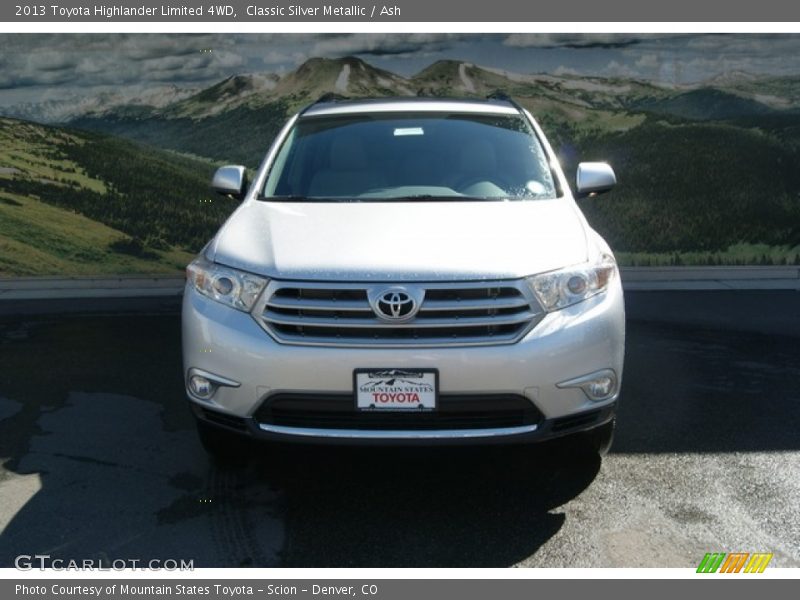 Classic Silver Metallic / Ash 2013 Toyota Highlander Limited 4WD