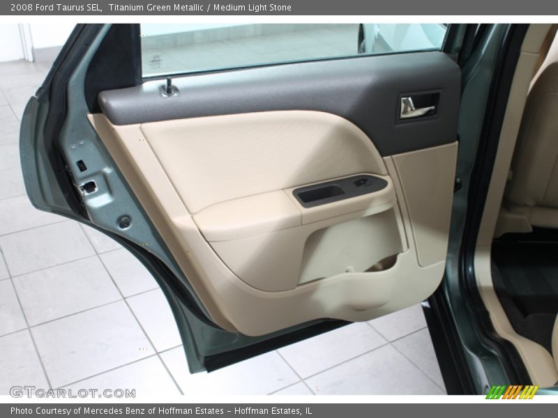 Titanium Green Metallic / Medium Light Stone 2008 Ford Taurus SEL