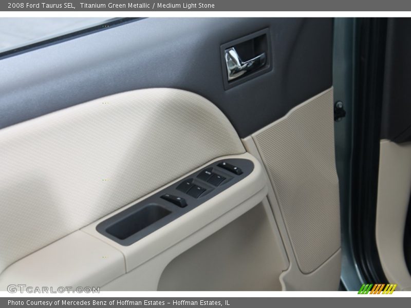 Titanium Green Metallic / Medium Light Stone 2008 Ford Taurus SEL