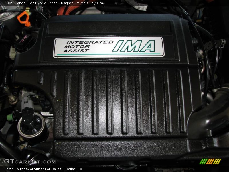 Magnesium Metallic / Gray 2005 Honda Civic Hybrid Sedan