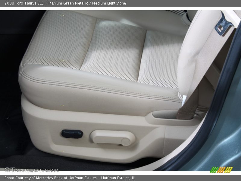 Titanium Green Metallic / Medium Light Stone 2008 Ford Taurus SEL