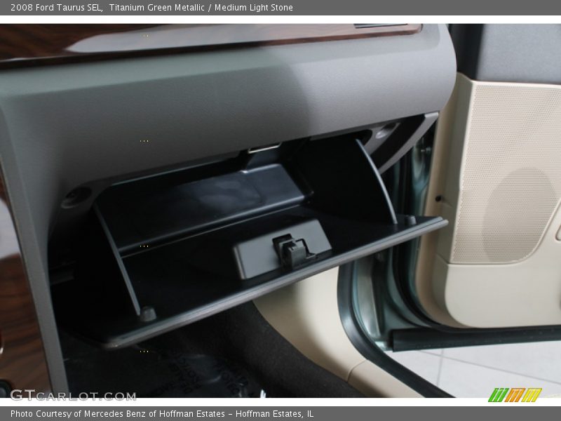 Titanium Green Metallic / Medium Light Stone 2008 Ford Taurus SEL