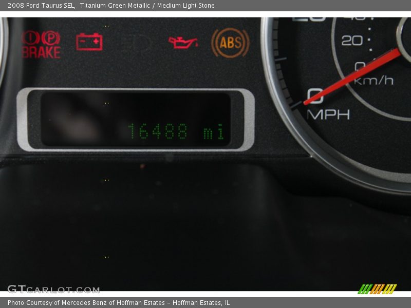 Titanium Green Metallic / Medium Light Stone 2008 Ford Taurus SEL