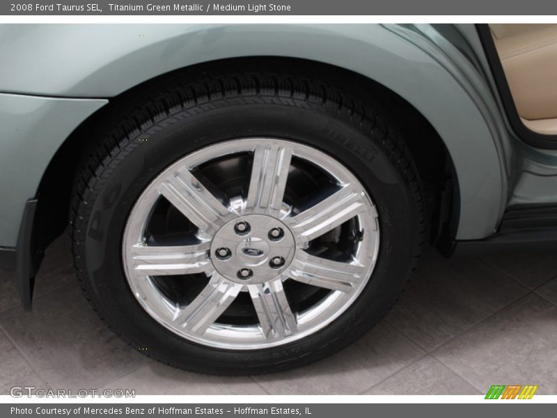 Titanium Green Metallic / Medium Light Stone 2008 Ford Taurus SEL