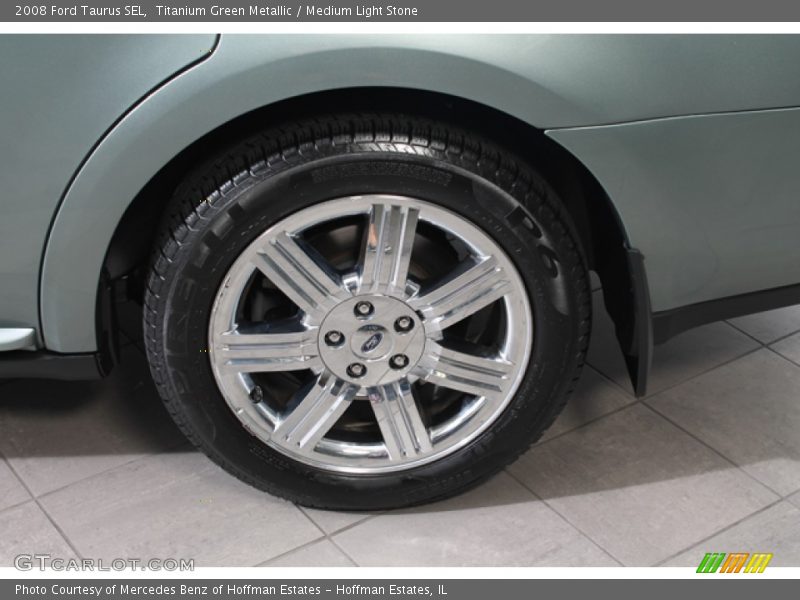 Titanium Green Metallic / Medium Light Stone 2008 Ford Taurus SEL