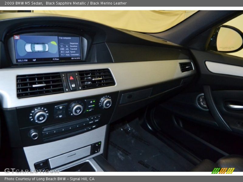 Black Sapphire Metallic / Black Merino Leather 2009 BMW M5 Sedan