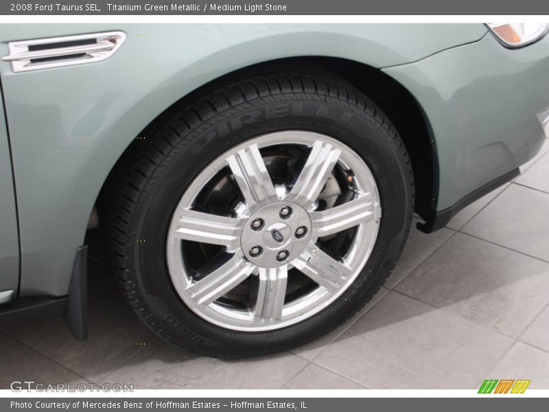 Titanium Green Metallic / Medium Light Stone 2008 Ford Taurus SEL