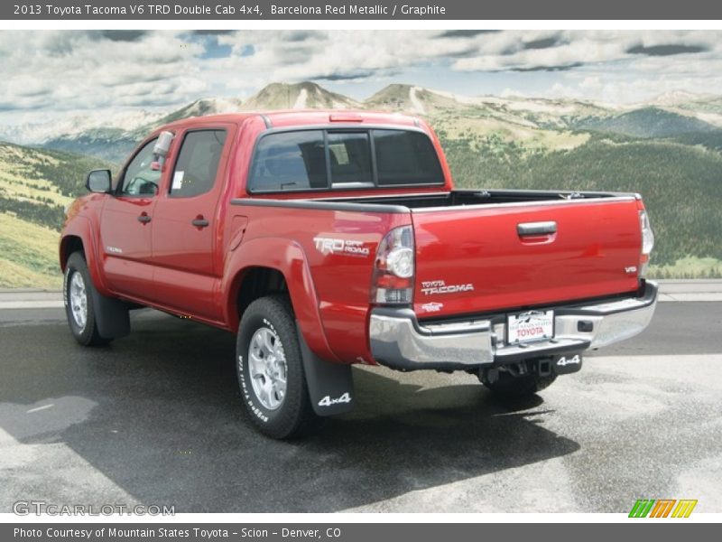 Barcelona Red Metallic / Graphite 2013 Toyota Tacoma V6 TRD Double Cab 4x4