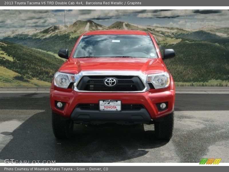 Barcelona Red Metallic / Graphite 2013 Toyota Tacoma V6 TRD Double Cab 4x4