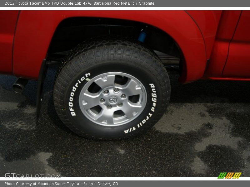 Barcelona Red Metallic / Graphite 2013 Toyota Tacoma V6 TRD Double Cab 4x4