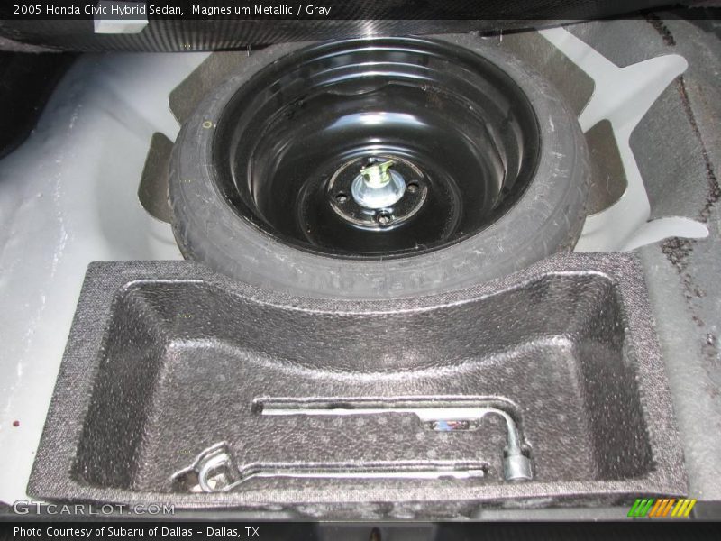 Magnesium Metallic / Gray 2005 Honda Civic Hybrid Sedan