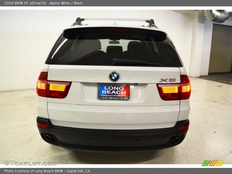 Alpine White / Black 2009 BMW X5 xDrive30i