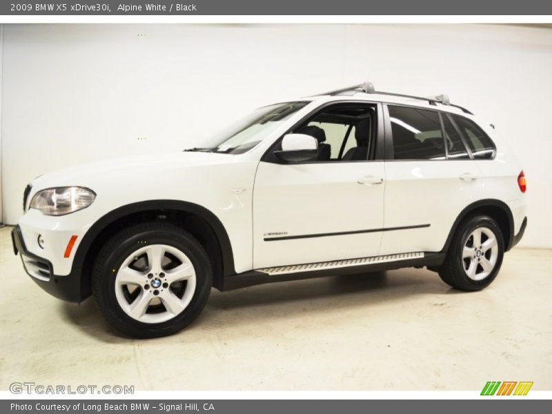 Alpine White / Black 2009 BMW X5 xDrive30i