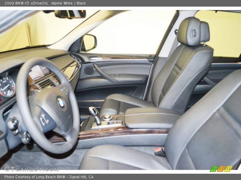Alpine White / Black 2009 BMW X5 xDrive30i