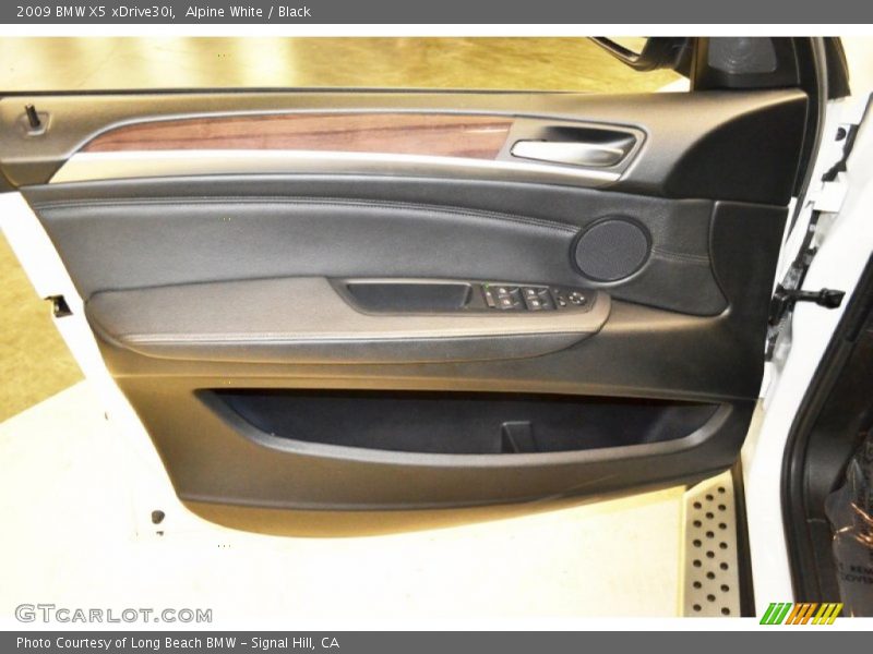 Alpine White / Black 2009 BMW X5 xDrive30i