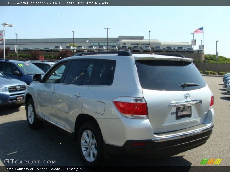 Classic Silver Metallic / Ash 2012 Toyota Highlander V6 4WD