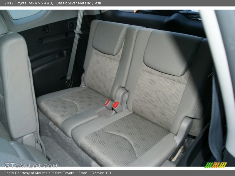 Rear Seat of 2012 RAV4 V6 4WD